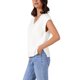 thumbnail image 4 of INSPIRAR CHIC Chaleco de Suéter de Mujer con Cuello en V, Sin Mangas, Acanalado, Con Corte Lateral, Elástico, Básico, Casual, Top de Verano, L Blanco, 4 of 6