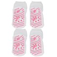 thumbnail image 4 of Self Heating Socks, 4Pcs Fast Drying Tourmaline Design Warm Heated Socks Soft  For Gifts White,Black,Red, 4 of 8