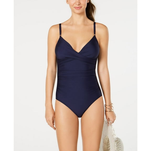 Twist-Front Tummy-Control One-Piece Swimsuit, Created for