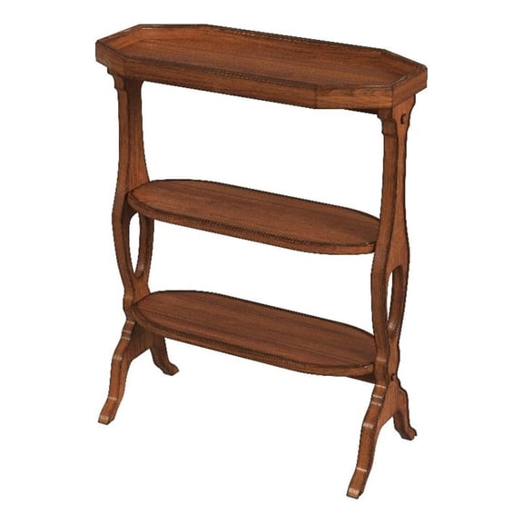 Beaumont Lane Transitional Wood Side Table - Olive Ash Brown