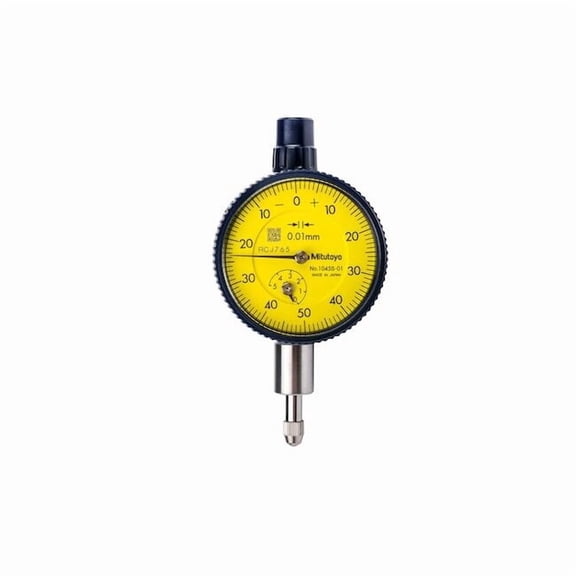 Mitutoyo Dial Indicator,0 to 0.250 In,0-100 1410A