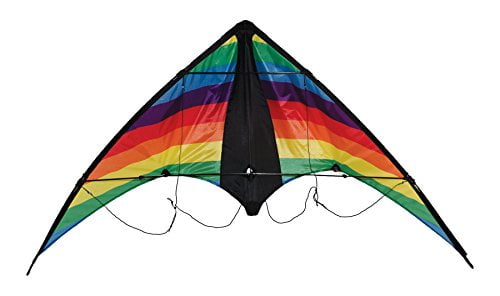 Kids Children Rainbow Dragon Kite Outdoor Summer Handle Line Toy Gift 95x160cmQ 