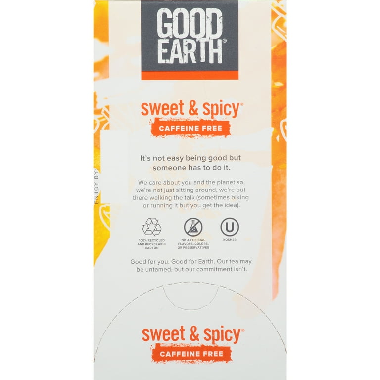 Good earth sweet and top spicy tea k cups