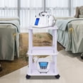 thumbnail image 2 of DENEST Beauty Salon Trolley Cart for Spa Facial Machine Rolling Storage Stand Station 360°, 2 of 12