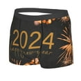 thumbnail image 2 of Disketp Happy New Year 2024 Men'S Boxer Briefs,Soft And Breathable Cotton Underwear With Comfortflex Waistband, 2 of 9