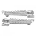 thumbnail image 1 of Cuque 2 piezas Reposapiés delanteros de motocicleta Reposapiés de aleación de aluminio Reposapiés Pedales Pedales con accesorios de montaje Aptos para Yamaha R1 R6 R6S 1998-2014 Amonsee No, 1 of 7