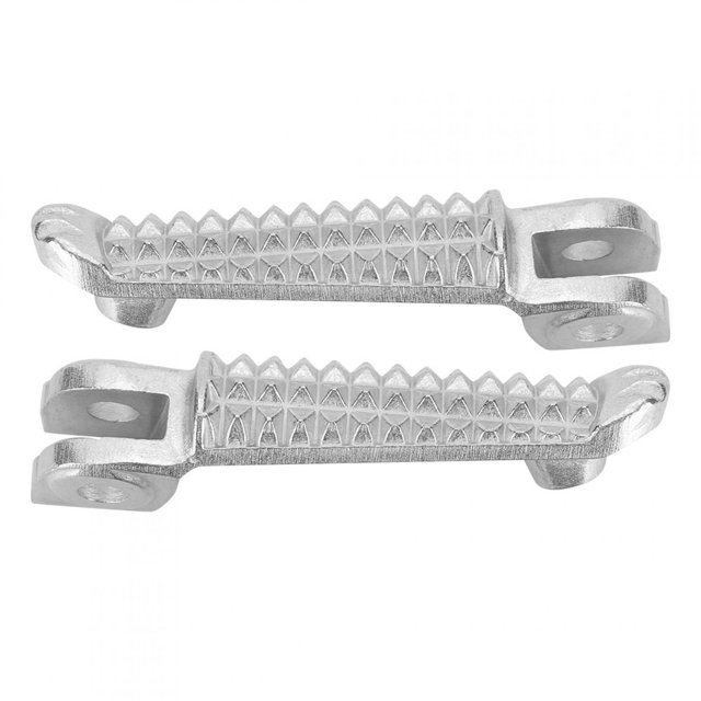 Cuque 2 piezas Reposapiés delanteros de motocicleta Reposapiés de aleación de aluminio Reposapiés Pedales Pedales con accesorios de montaje Aptos para Yamaha R1 R6 R6S 1998-2014 Amonsee No