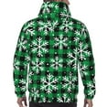 thumbnail image 5 of Bingfone Christmas Pattern At Buffalo Plaid Men'S Drawstring Hoodie Long Sleeve Pocket Sweatshirts-3x-Large, 5 of 9