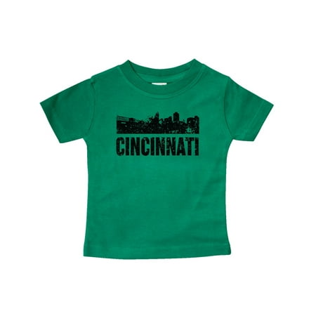 

Inktastic Cincinnati Skyline Grunge Gift Baby Boy or Baby Girl T-Shirt