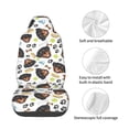 thumbnail image 4 of Daiia Rottweiler Printed Car Seat Cover - Waterproof & Sweatproof - Universal Fit, Machine Washable, Non-Slip - Seat Protector for Car, Truck, SUV, Van (1 Pack), 4 of 5
