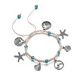 thumbnail image 1 of Tobilleras de turquesa, pulseras de tobillo de estrella de mar, cadena de pie de concha, joyería para mujeres y niñas, 1 of 4
