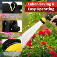 thumbnail image 3 of Garden Hose Nozzle Sprayer - 7 Adjustable Watering Patterns for Water Hose, Non-Slip Spray Car Washing, Plants, Pets Showering, Lawns Cleaning, Yellow, 3 of 4