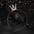 thumbnail image 4 of Tiara con forma de corona para niñas, decoración de fiesta de cumpleaños de princesa, 4 of 5