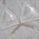 thumbnail image 4 of Trajes de Baño de Bikini de Mujer de Color Sólido Sexy de Moda Dividido con Pantalones, Nylon de Corte Alto para la Piscina de Playa Y las Vacaciones de Verano, 4 of 9