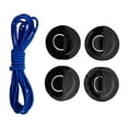 thumbnail image 2 of 4X Kayak Stainless Steel Replacement + 3.6m Blue Cord For PVC Rib Black, 2 of 8