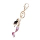thumbnail image 1 of Moda Cristal Belleza Sirena Llavero Llavero Colgante Niñas Mujeres - Morado, 16.5 cm Yotijar Crystal llavero, 1 of 10