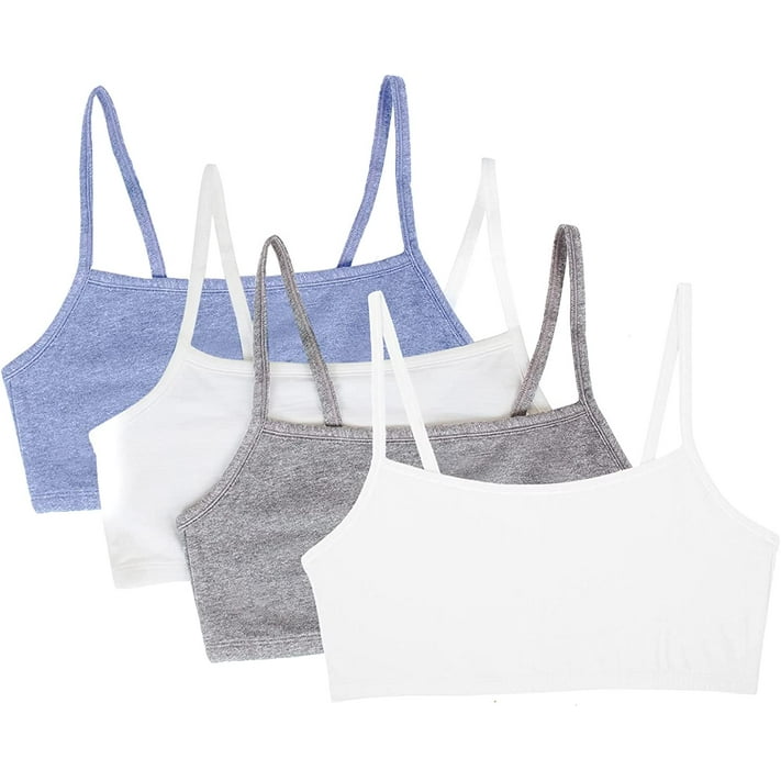 Fruit of the Loom Women's Spaghetti Strap Cotton Pullover Sports Bra Value Pack - Walmart.com