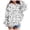 R930/White, variant on Vividxx Hoodies For Girls Cartoon Print Long Sleeve Hooded Sweatshirt Casual Soft Pullovers Tops For Fall Winter Trendy Fashion 9-10 Years