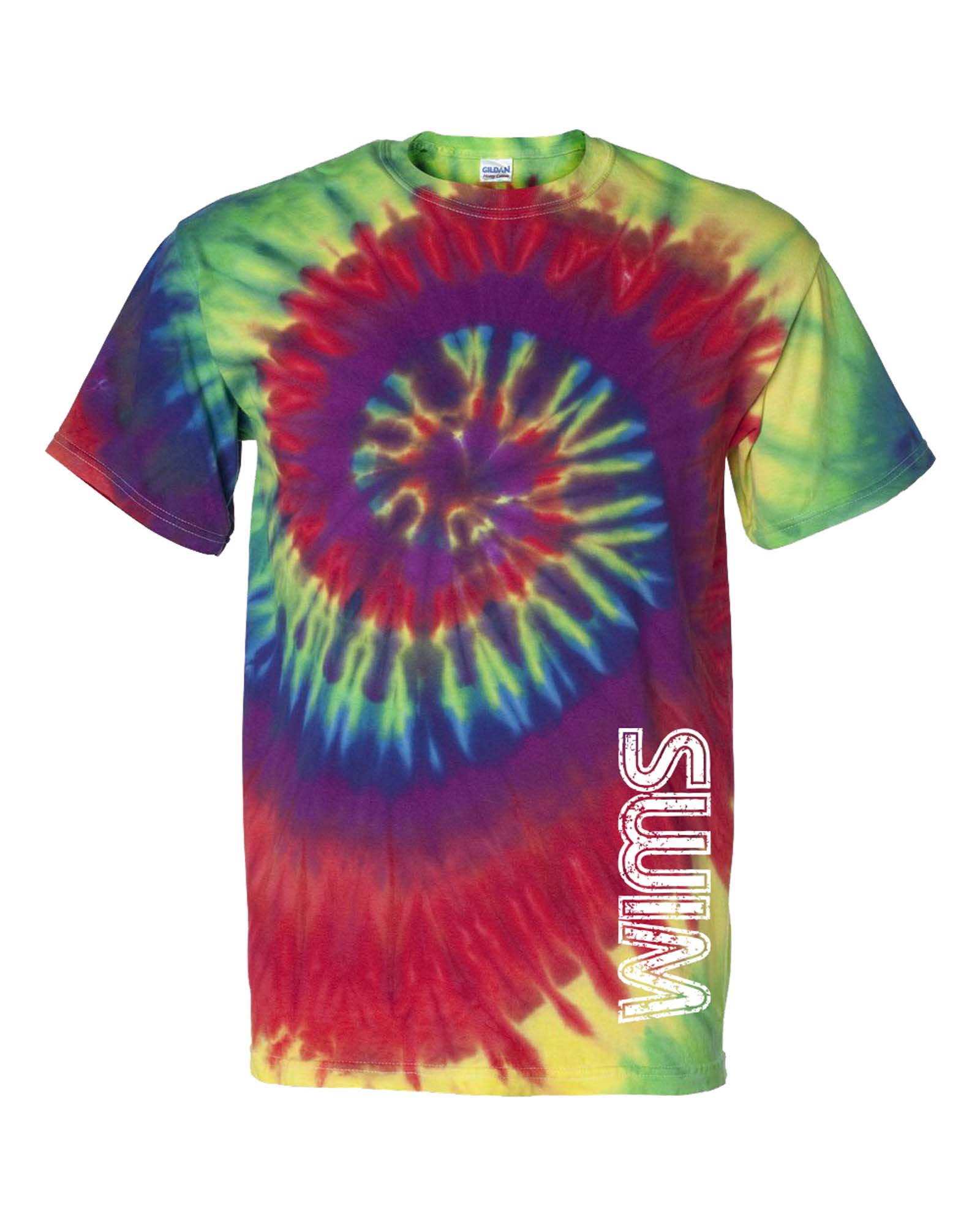 Colortone Tie Dye T-Shirt For Women & Men – Coral Reef Design On 100% Heavyweight Cotton, Hand-Dyed Unique Tee, Small