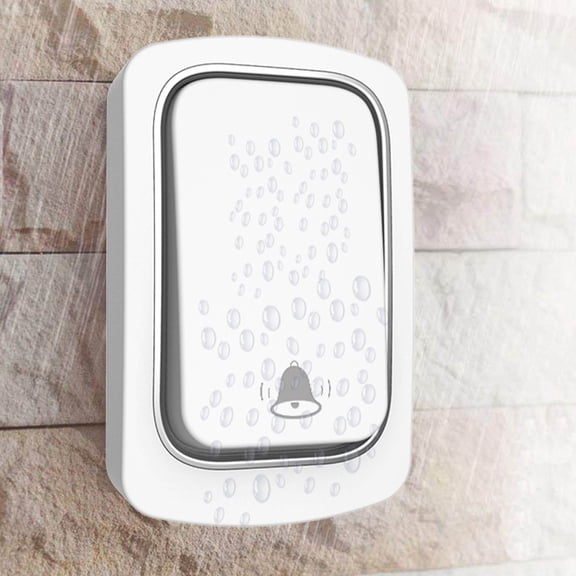 Zenithome Wireless Doorbell Kit In Durable ABS Touch for Home Office Shop 200M Range 38 Melodies 4 Volume Levels Plug and Play