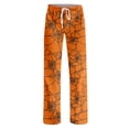 thumbnail image 4 of IYYVV Halloween Pajamas Women Casual Blood Rose Print Drawstring Pj Pants Halloween Cozy Comfortable Skeleton Autumn Clothes Orange M, 4 of 5