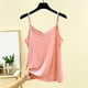 thumbnail image 1 of Puntoco Tops sin mangas para mujer Camiseta de verano informal a la moda con escote en V y color liso para mujer Camiseta cómoda y regular, 1 of 5