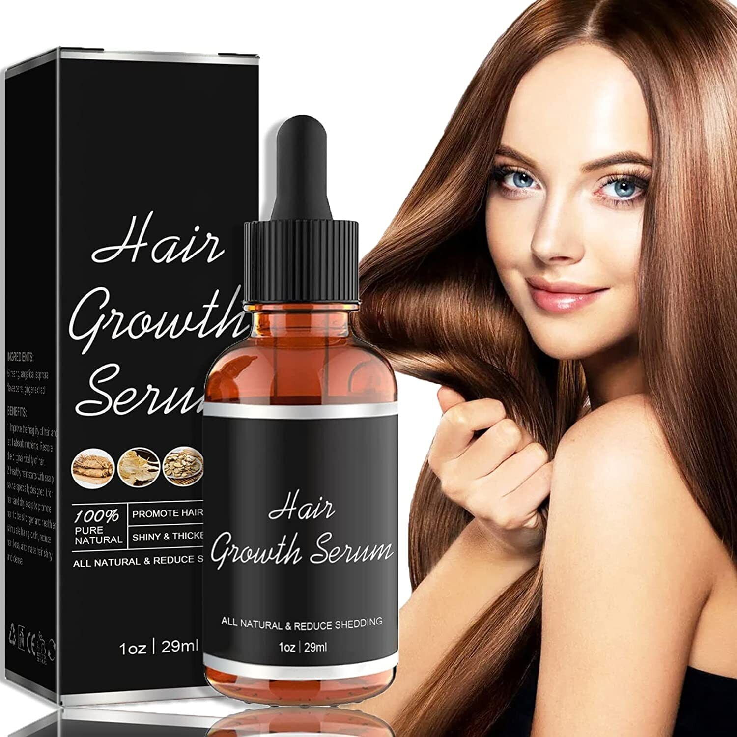 Allurium Hair Growth Serum for Black Women, 2023 New Allurium Hair