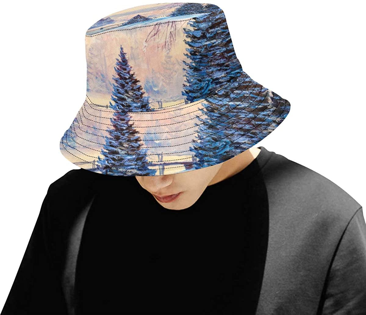 Wide Brim Sun Hat Beautiful Landscape 