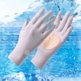 thumbnail image 7 of Mdesiwst 1 Pair Sun Full Finger Gloves Hollow Breathable Touch Screen Design Soft Friendly to Skin UV proof Sports Gloves, 7 of 7
