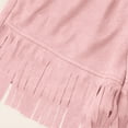 thumbnail image 4 of Tiijoy Girls Bohemian Fringe Cowgirl Shorts Vintage High Rise Cowboy Shorts, Sizes 5-7, 4 of 4