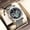 White Steel-Black Noodles, variant on Men's Watch Luxury Iced OutDiamond Bezel 42mm BusinessWristwatch Stainless Steel BandLuminous Moon Phase DateWaterproof Fashion Quartz Watch
