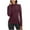 Purple, variant on Qulqfy Black Workout Tops for Women Plus Size Oversized Long Sleeve Shirts Athletic Crew Neck Tops with Thumb Holes