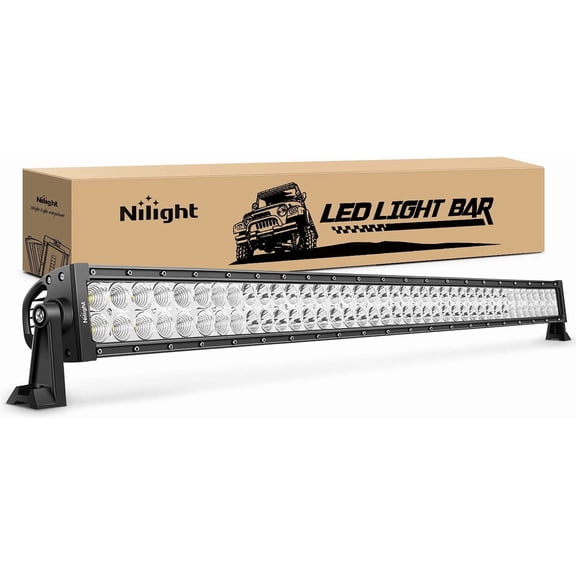 Nilight LED Light Bar 42Inch 240W Spot Flood Combo Driving Lamp Roof Bumper Off Road Lights LED Work Light Pods for Trucks Pickup SUV ATV UTV Boat 4x4 Van Camper