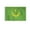 2x3 ft Nylon Flag, variant on AGAS Mauritania Flag 4x6 inch - 11" Plastic Pole 100% Polyester Stitched Edges Mauritanian National Mini Flag on a Stick
