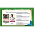 thumbnail image 4 of Caja Blaster de Tarjetas de Béisbol Topps Archives 2024, 4 of 9