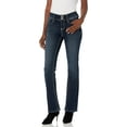 thumbnail image 3 of WallFlower Women's Luscious Curvy Bootcut Mid-Rise Bling Insta Stretch Juniors Jeans (Standard and Plus), 3 of 10