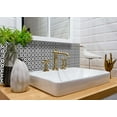 thumbnail image 2 of Mi Alma Black White Floral Peel & Stick Tiles - Vinyl Backsplash 8x8, 2 of 9