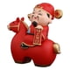 thumbnail image 5 of Estatua de Cai Shen, figura de resina, regalo para el Festival de Primavera, escultura Feng Shui china, decoración de escritorio para dormitorio, uso S Rojo, 5 of 8