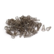 15mmx6mmx26mm Metal Taper Conical Compression Spring Silver Tone 30pcs