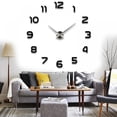 thumbnail image 1 of Oaktree Arabic Numerals Frameless Acrylic Mirror Surface 3D DIY Wall Clock Home Office School Wall Decor Clock Stickers, 1 of 2