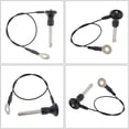thumbnail image 2 of S SÉRENABLE MT301 Acier Inoxydable Boule Serrure Broche en Alliage d'Aluminium Poignée Auto-Verrou Ressort Cheville 20mm, 2 of 7