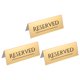 thumbnail image 1 of unbranded 3Ud Carteles Reservados Para Sillas De En Acrílico Dorado Para De Eventos, 1 of 8