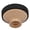 Wood Color, variant on BIMZUC Alto Saxophone Mute Circular Silencer ABS Plastic Sax Sound Dampener for Beginner Playing Practice Black, 7 inches / 17.8 cm