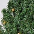 thumbnail image 2 of Lighted Commercial Size Canadian Pine Christmas Wreath - 10ft, Clear Lights, 2 of 3