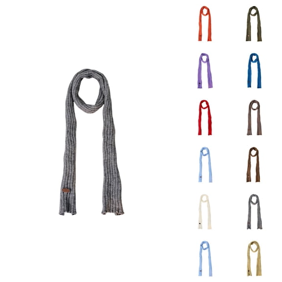 Elegant Knit Long Loop Scarf For Cozy Winter Fashion Lightweight Neck Warmer