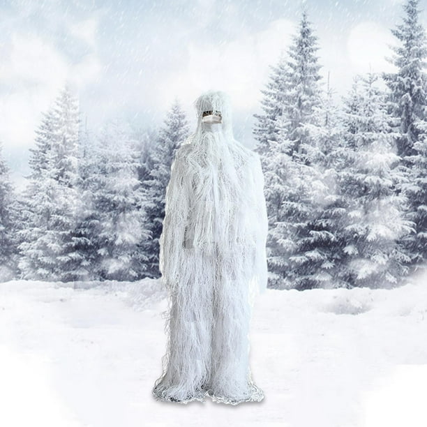 Ghillie Suit Hunting Suit Jacket and Pants Apparel Clothes for Bird  Watching Costume Photography Hunting in Winter 160