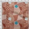 thumbnail image 4 of oneOone Polyester Spandex Dark Peach Fabric Block Fabric For Sewing Printed Craft Fabric By The Yard 56 Inch Wide, 4 of 6