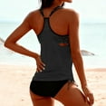 thumbnail image 5 of Jsaierl Tankini Swimsuits Women 2 Piece with Shorts Casual Ladies Tummy Control Swimwear Beach Modest Tank Tops and Boyshorts Bathing Suits, 5 of 5