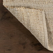 nuLOOM Elfriede Jute Blend Natural 2' 6 x 6' Farmhouse Runner Rug