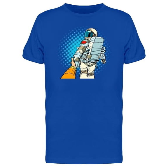 Icon Follow Me Astronaut Woman Tee Men's -Image by Shutterstock